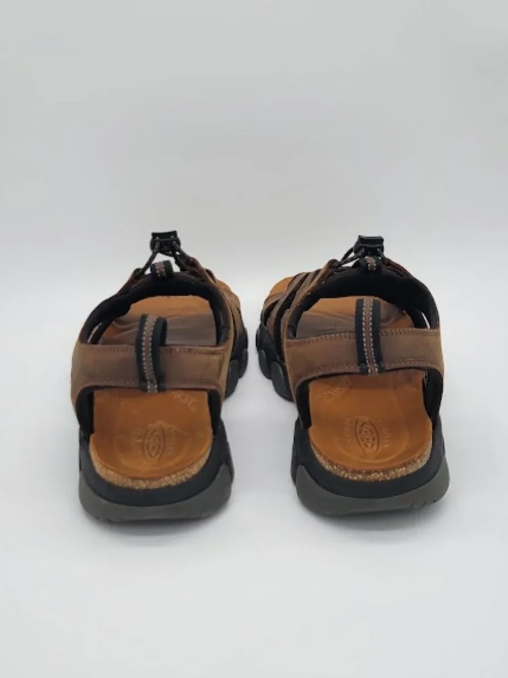 KEEN Men’s Daytona II Brown Leather open-Toe Outdoor Sandals Size 12 NWOB